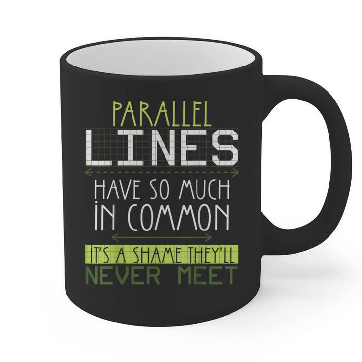 Nerdy Math Lovers Geometry Pun Mathematics Teachers Graphic Print Coffee Mug