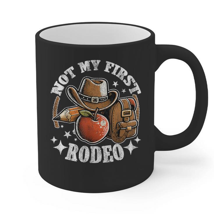 Not My First Rodeo Back To School Teacher Graphic Print Coffee Mug