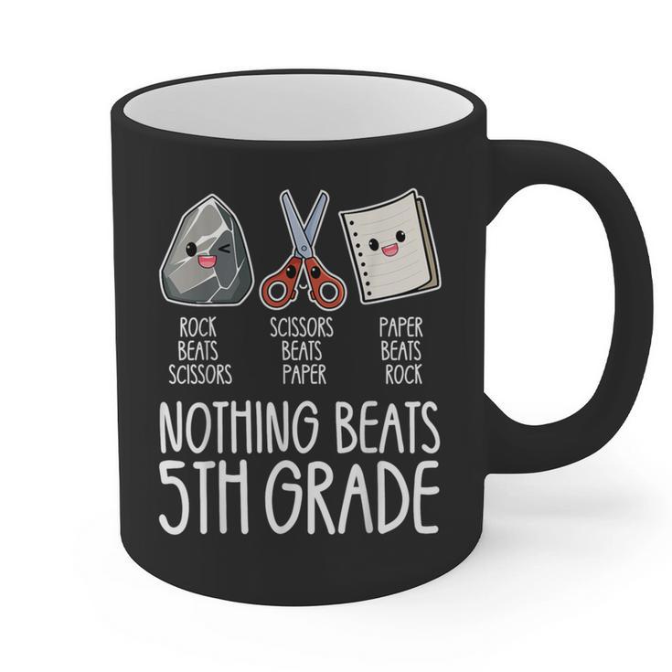 Nothing Beats 5th Grade Back To School Kids Teachers Graphic Print Coffee Mug