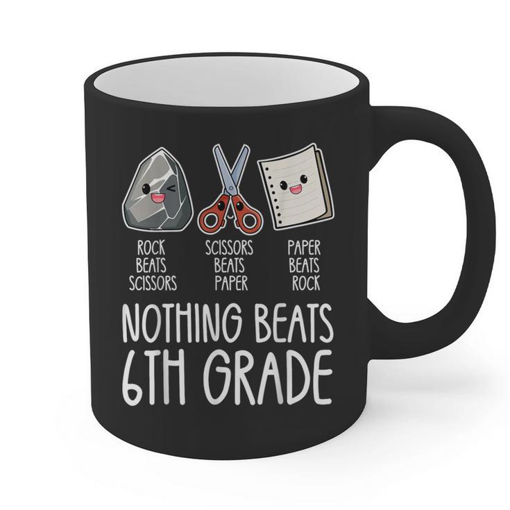 Nothing Beats 6th Grade Back To School Kids Teachers Graphic Print Coffee Mug