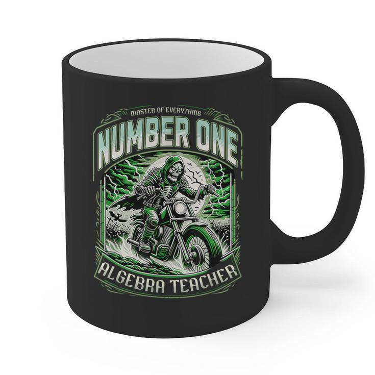 Number One Algebra Teacher 1 Career s Graphic Print Coffee Mug