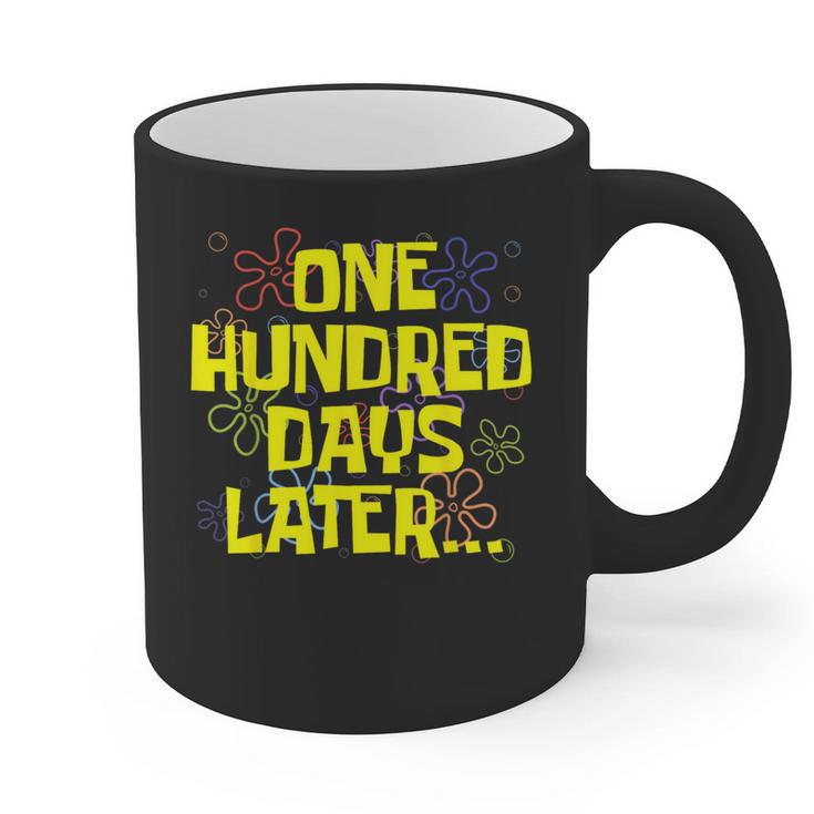 One Hundred Days Later 100th Day Of School Teacher Student Graphic Print Coffee Mug