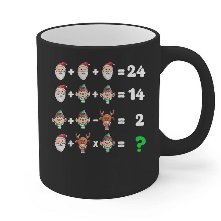 Order Of Operations Quiz Christmas Math Teacher Xmas Math Graphic Print Coffee Mug