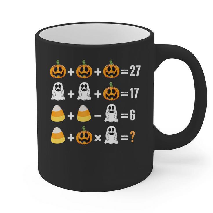 Order Of Operations Quiz Pumpkin Halloween Math Teacher Graphic Print Coffee Mug