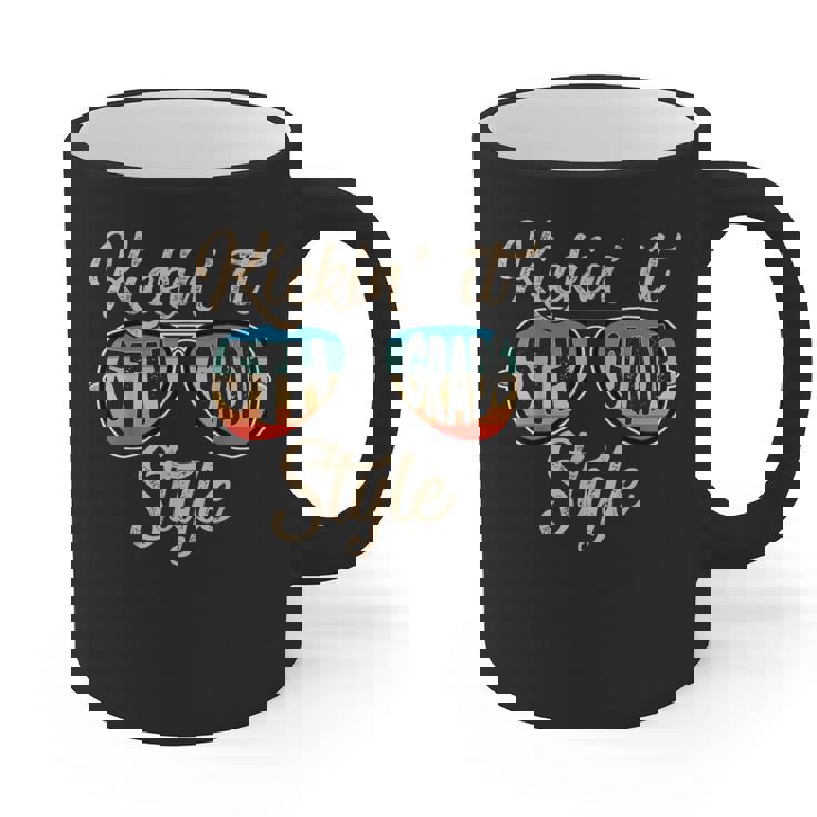 P41l Retro Kickin It 5th Grade Style Teacher Back To School For Men Women Girls Kids Graphic Print Coffee Mug