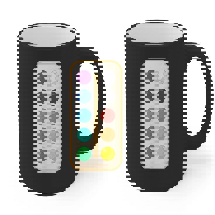 Paint Palette ArtSet Halloween Costume For Teachers Students For Men Women Kids Graphic Print Coffee Mug