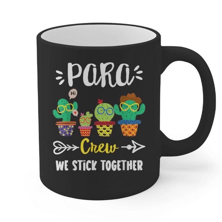 PARA Crew School Cactus Team PARA Teacher Squad For Men Women Kids Graphic Print Coffee Mug