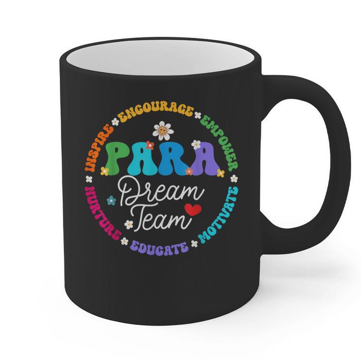PARA Dream Team Teacher Paraprofessional Paraeducator Graphic Print Coffee Mug