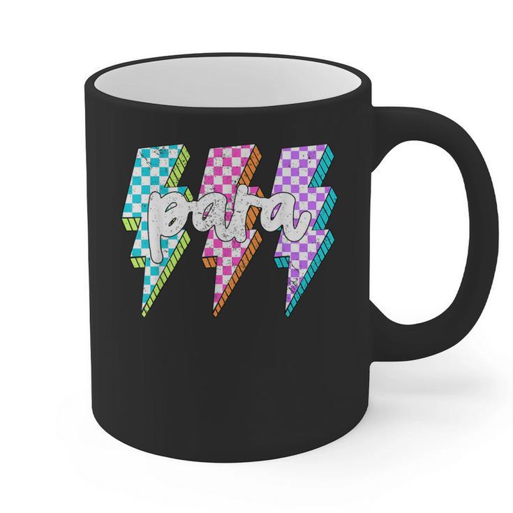 Para Squad Paraprofessional Teacher Lightning Bolt Graphic Print Coffee Mug