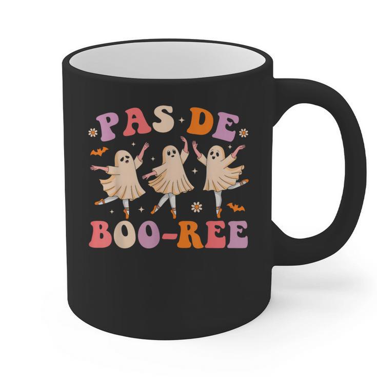 Pas De BOO-Rée Ballet Ghost Dancer Dance Teacher Halloween Graphic Print Coffee Mug