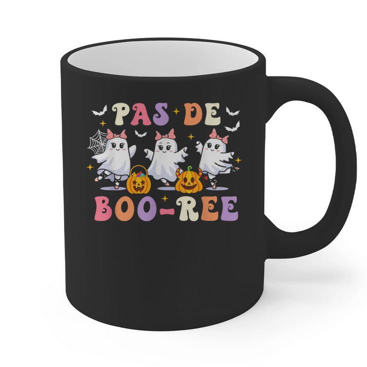 Pas De Boo-Ree Teachers Halloween Costume Ballet Dancers Graphic Print Coffee Mug