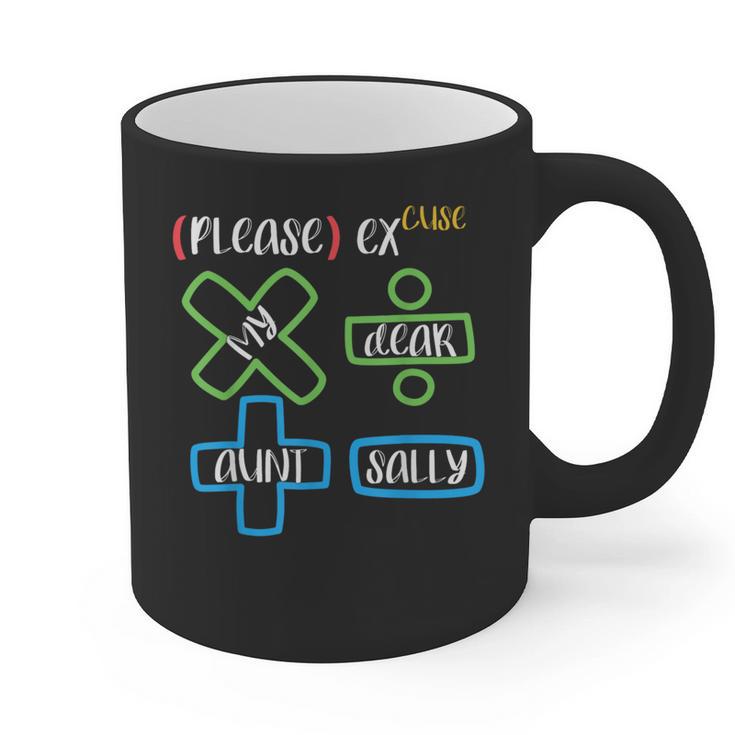 PEMDAS Please Excuse My Dear Aunt Sally Math Teacher Graphic Print Coffee Mug