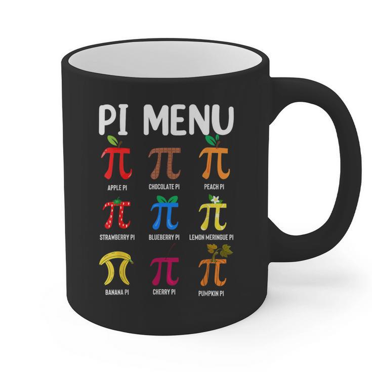Pi Menu 314 Pi Symbol Math Teacher Happy Pi Day Graphic Print Coffee Mug