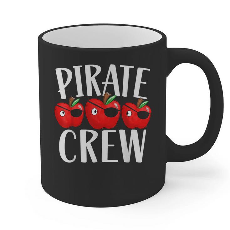 Pirate Crew Pirate Teacher Team Squad Talk Like A Pirate Day For Men Women Kids Graphic Print Coffee Mug