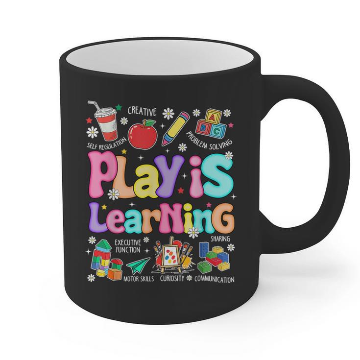 Play Is Learning Educational Teacher Women Graphic Print Coffee Mug