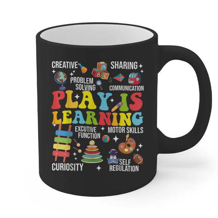 Play Is Learning Kindergarten Preschool Teacher Appreciation Graphic Print Coffee Mug