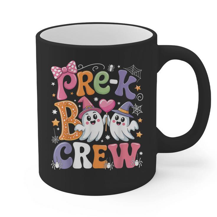 Pre-K Boo Crew Pre-K Teacher Student Kids Halloween Graphic Print Coffee Mug
