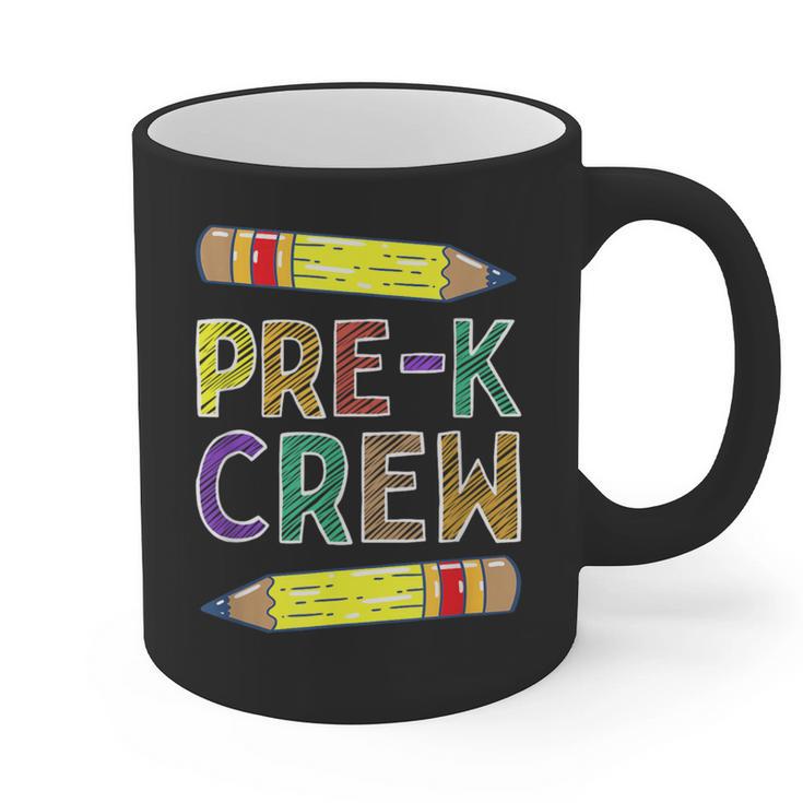 Pre-K Crew PreK Teachers Back To School Graphic Print Coffee Mug