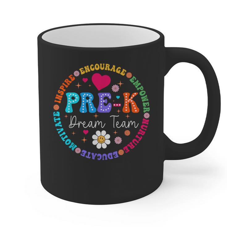 Pre K Dream Team Back To School Boys First Day Teacher Graphic Print Coffee Mug