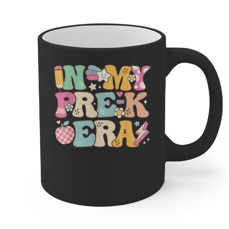 In My Pre-K Era Girl Back To School Cute PreSchool Teacher Graphic Print Coffee Mug