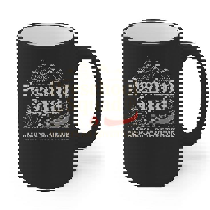 Pre-K Squad Adventure Camping Preschool Teacher Boy Girl Kid Graphic Print Coffee Mug