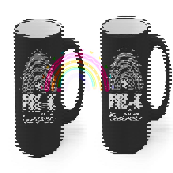 Pre-K Teacher Cute Pre Kindergarten For Teachers Rainbow For Men Women Kids Graphic Print Coffee Mug