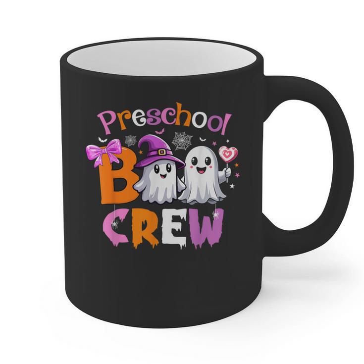 Preschool Boo Crew Preschool Halloween Costume Teacher Kid Graphic Print Coffee Mug