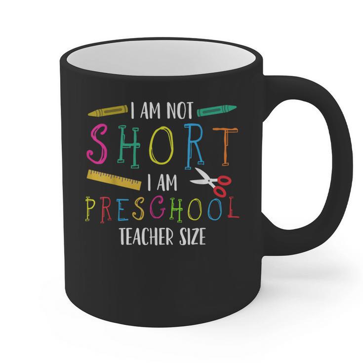 Preschool Teacher Short Pre-K Teacher Graphic Print Coffee Mug