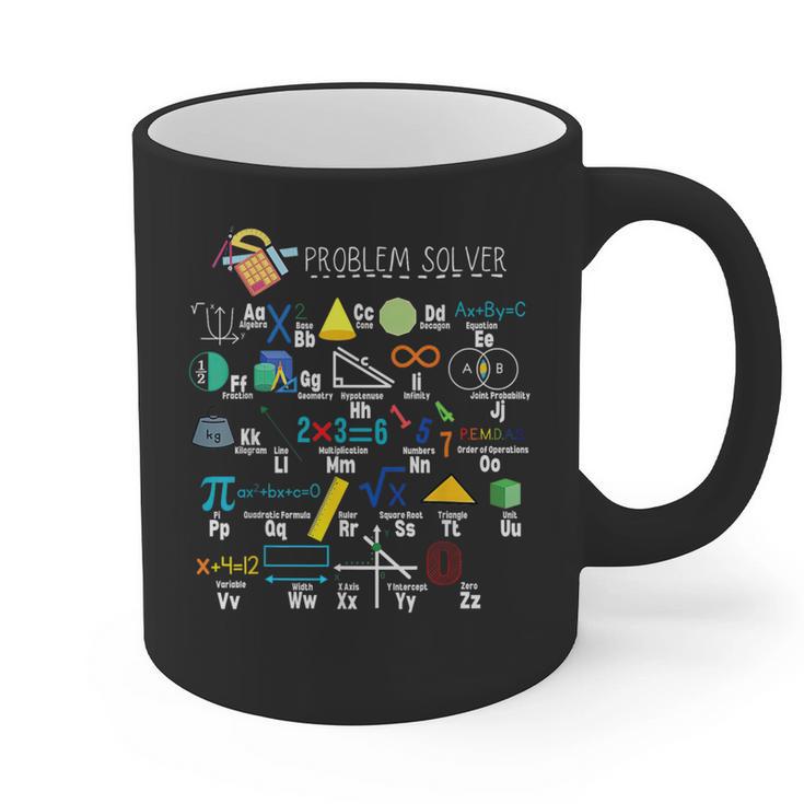 Problem Solver Math Alphabet ABC Teacher Students Graphic Print Coffee Mug, trending gift Problem Solver Math Alphabet ABC Teacher Students Graphic Print Coffee Mug, trending gift