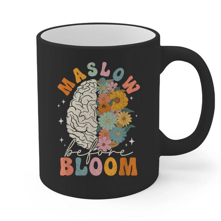 Psychologist Maslow Before Bloom Sped Teacher Classroom Graphic Print Coffee Mug