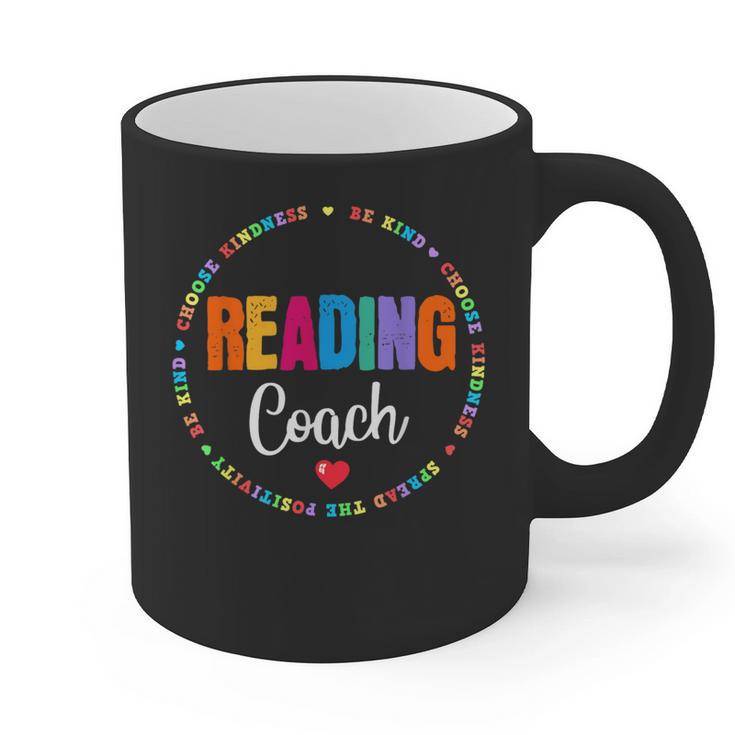 Reading Coach Teacher Interventionist Specialist Literacy Graphic Print Coffee Mug