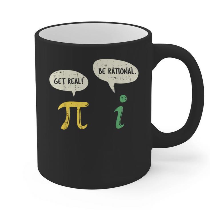 Get Real Be Rational Shirt Pi Math Teacher Geek Graphic Print Coffee Mug