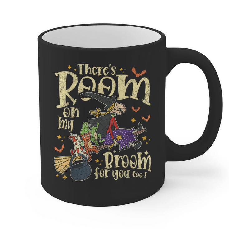 There's Room On My Broom For You Too Teacher Halloween Graphic Print Coffee Mug