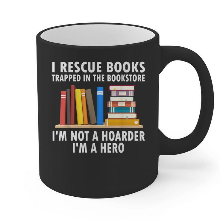 I Rescue Books Trapped In The Bookstore Book Teacher For Men Women Graphic Print Coffee Mug