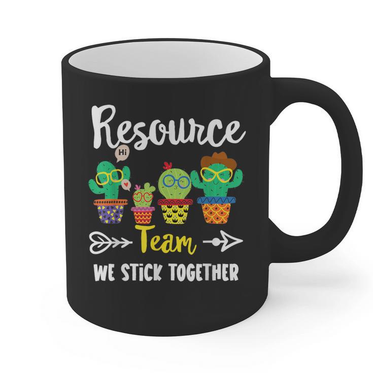 Resource Team Cactus Crew Resource Teacher Squad Graphic Print Coffee Mug