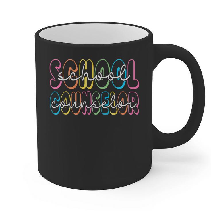 Retro School Counselor Counseling Teacher Appreciation Graphic Print Coffee Mug