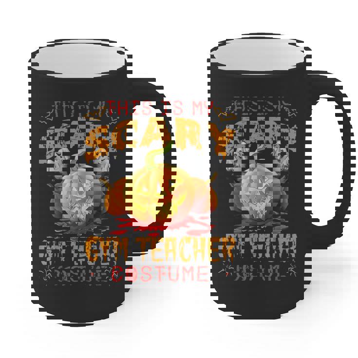 This Is My Scary Gym Teacher Costume Pumpkin Halloween Men Women Graphic Print Coffee Mug
