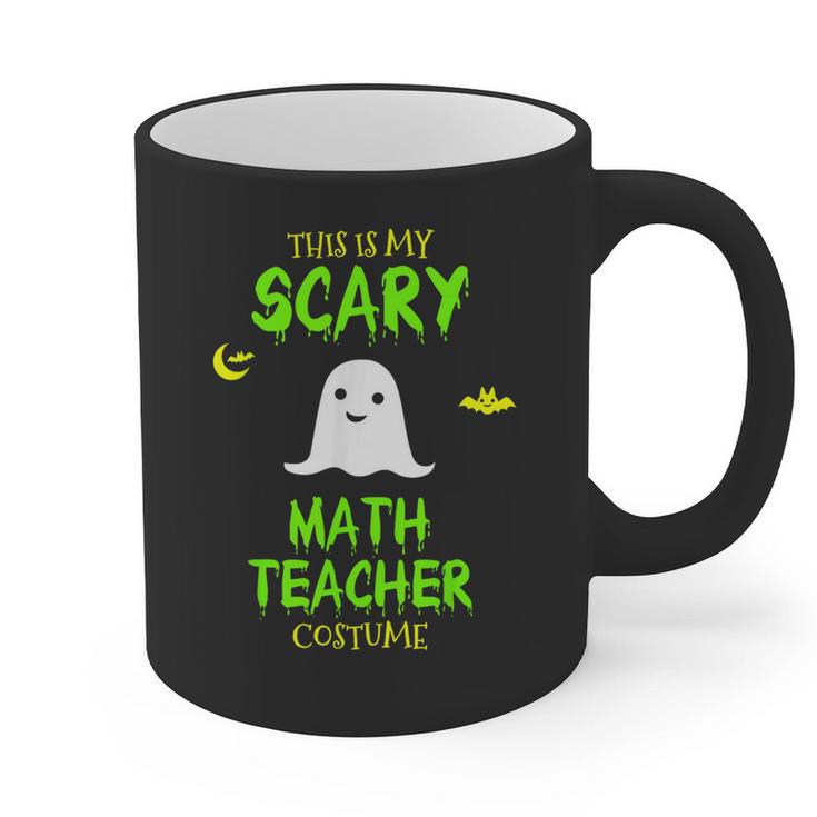 Scary Math Teacher Costume Halloween Lazy Easy Christmas Graphic Print Coffee Mug