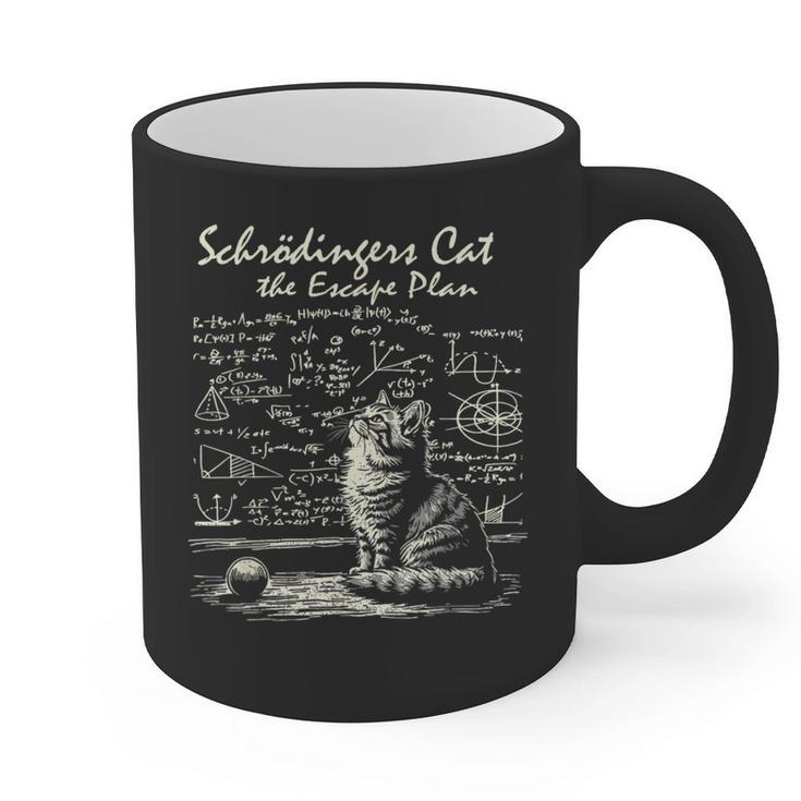 SchröDinger's Cat Escape Plan Science Teacher For Men Women Kids Graphic Print Coffee Mug