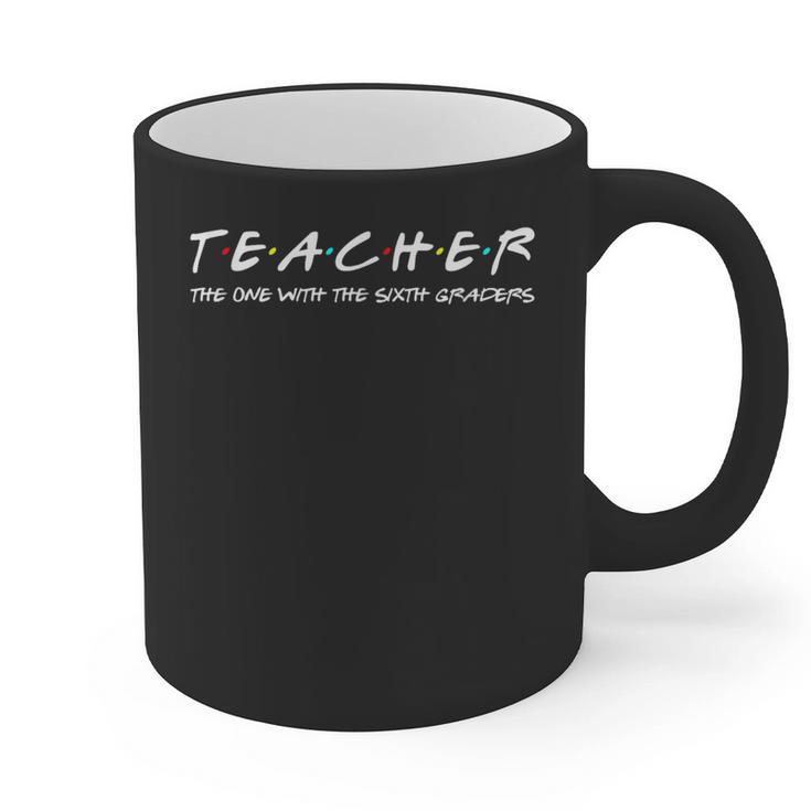 Sixth Grade Teacher Team Middle Teaching 6th Crew Graphic Print Coffee Mug