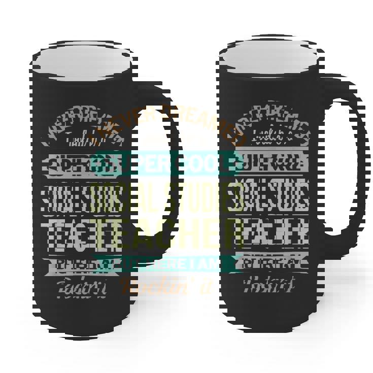 Social Studies Teacher  Appreciation Men Women Graphic Print Coffee Mug