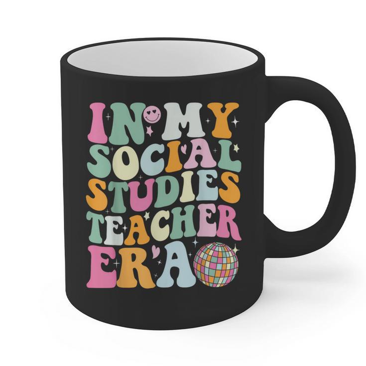 In My Social Studies Teacher Era Cute Social Studies Teacher Graphic Print Coffee Mug