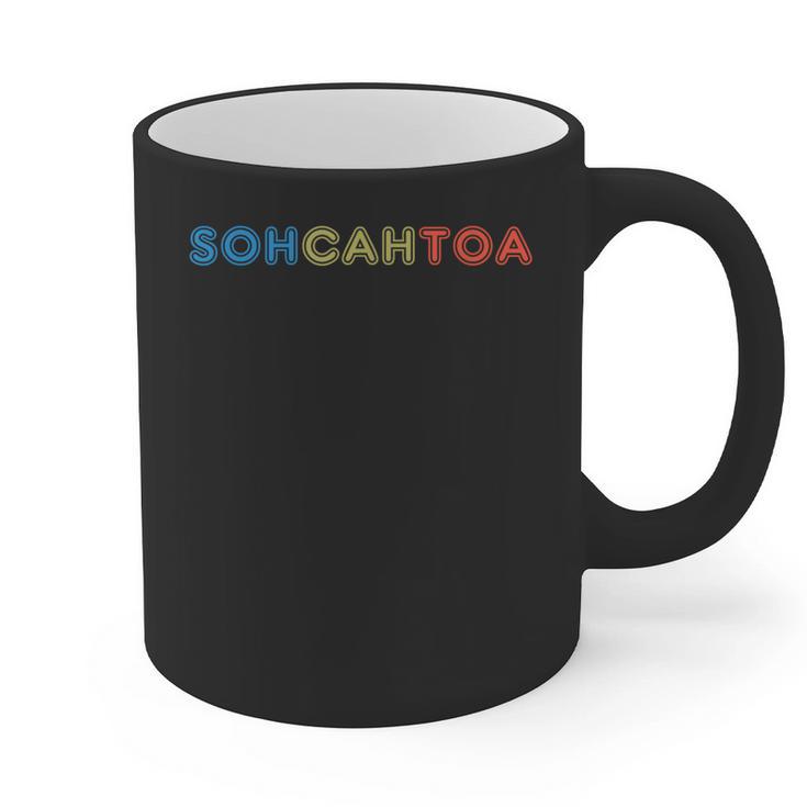 SOHCAHTOA Math For Teacher Student SOH CAH TOA Trig Graphic Print Coffee Mug