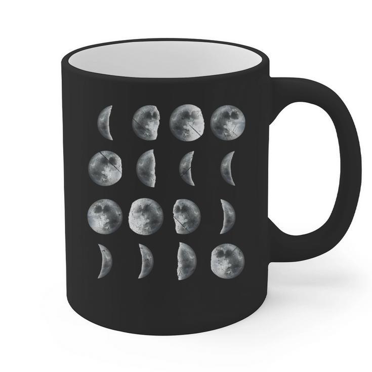 Space Science Student Teacher Leonard Moon Phases Men Women Kids Graphic Print Coffee Mug