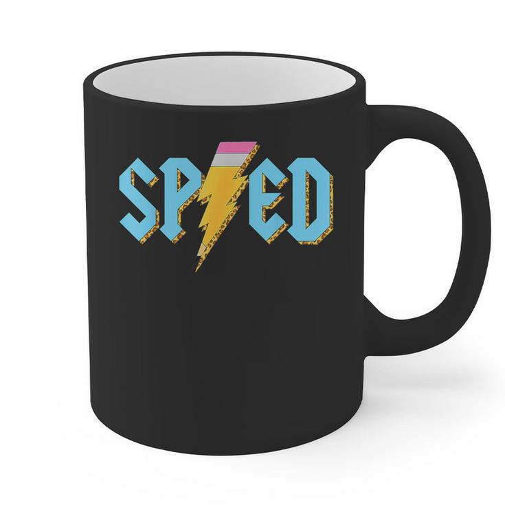 Special Education SPED Rocks Teacher Back To School Rock Graphic Print Coffee Mug