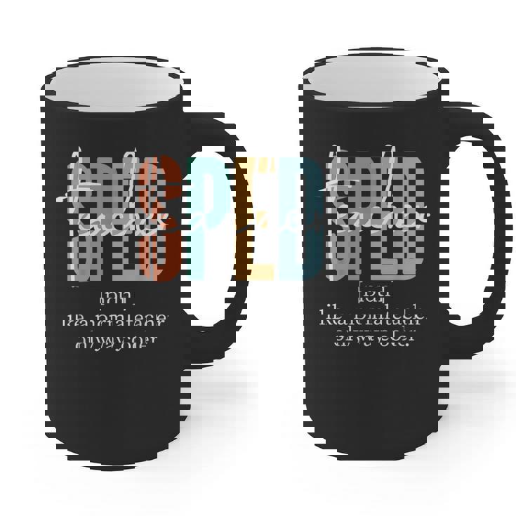 Special Education Sped Teacher Definition For Women &amp; Men Graphic Print Coffee Mug
