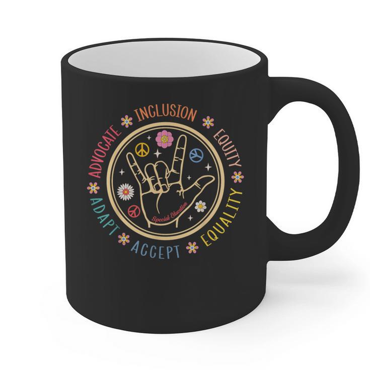 Special Education SPED Teacher IEP Advocate Inclusion Autism Graphic Print Coffee Mug