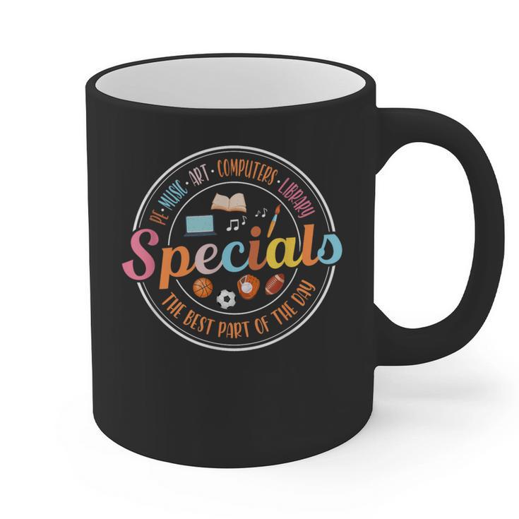 Special Teacher Music Art Library Physical Education Graphic Print Coffee Mug