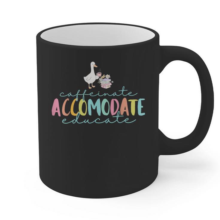 SPED Dream Team Teachers Special Education Silly Goose Graphic Print Coffee Mug