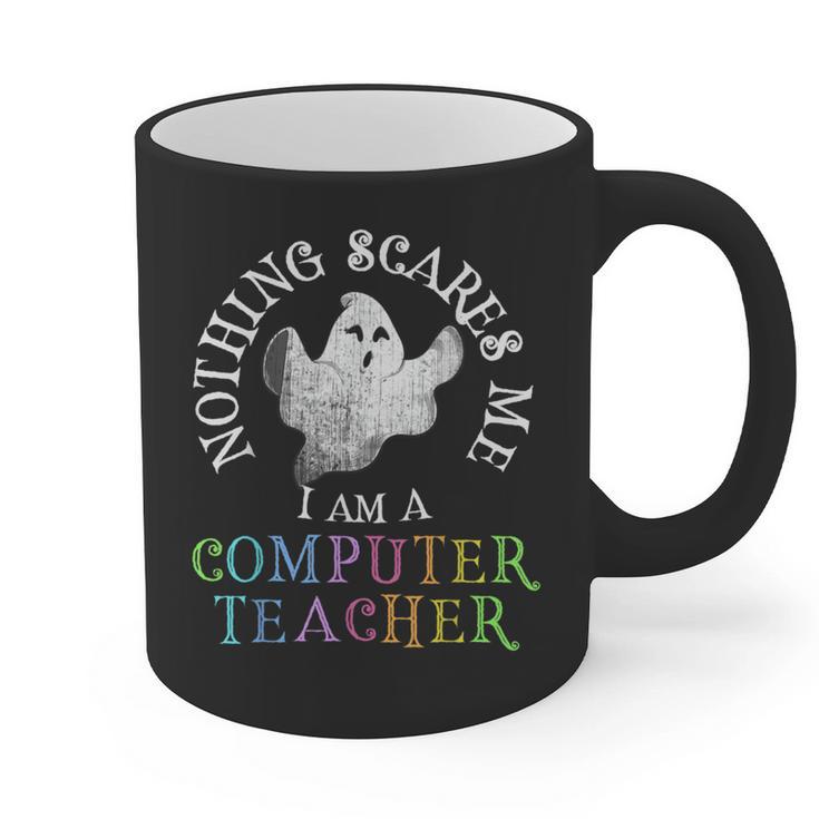 This Is My Spooky COMPUTER TEACHER Costume Don't Scare Me Graphic Print Coffee Mug